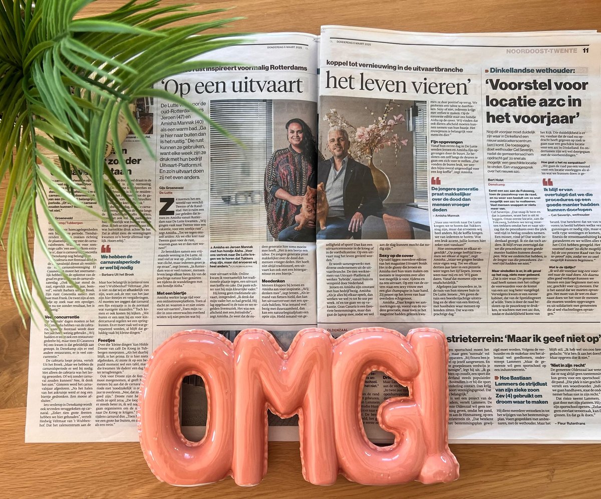 Uitvaart-Platform.nl in de media: Interview met Tubantia