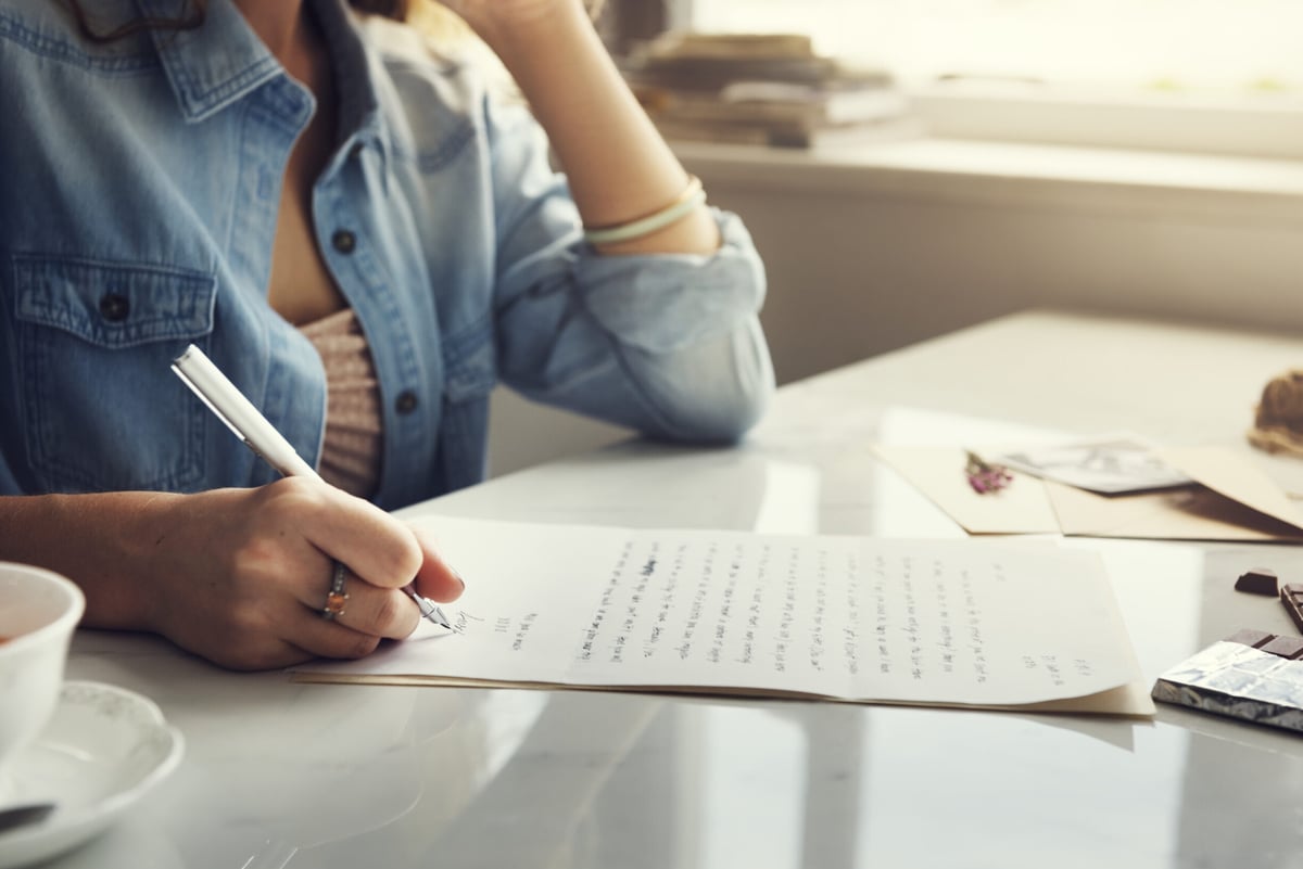 Een brief aan een overleden dierbare schrijven