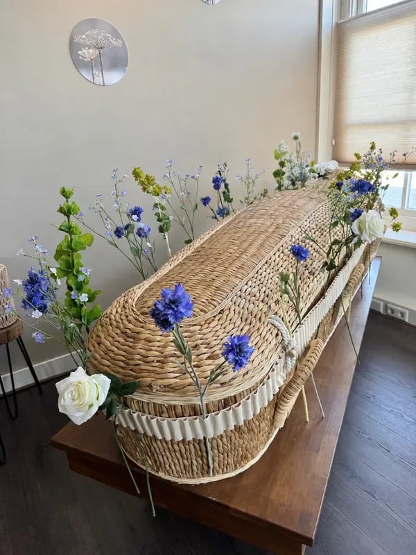 Foto van Silk flower store