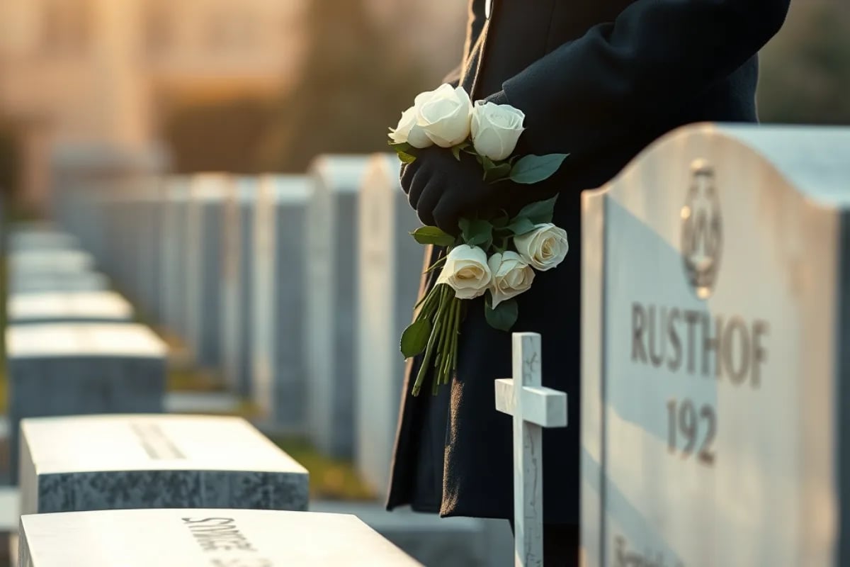 In de Rusthof begravenijsvereniging is de bekladding van graven streng verboden, om zo de privacy van de overledenen en hun nabestaanden te respecteren.