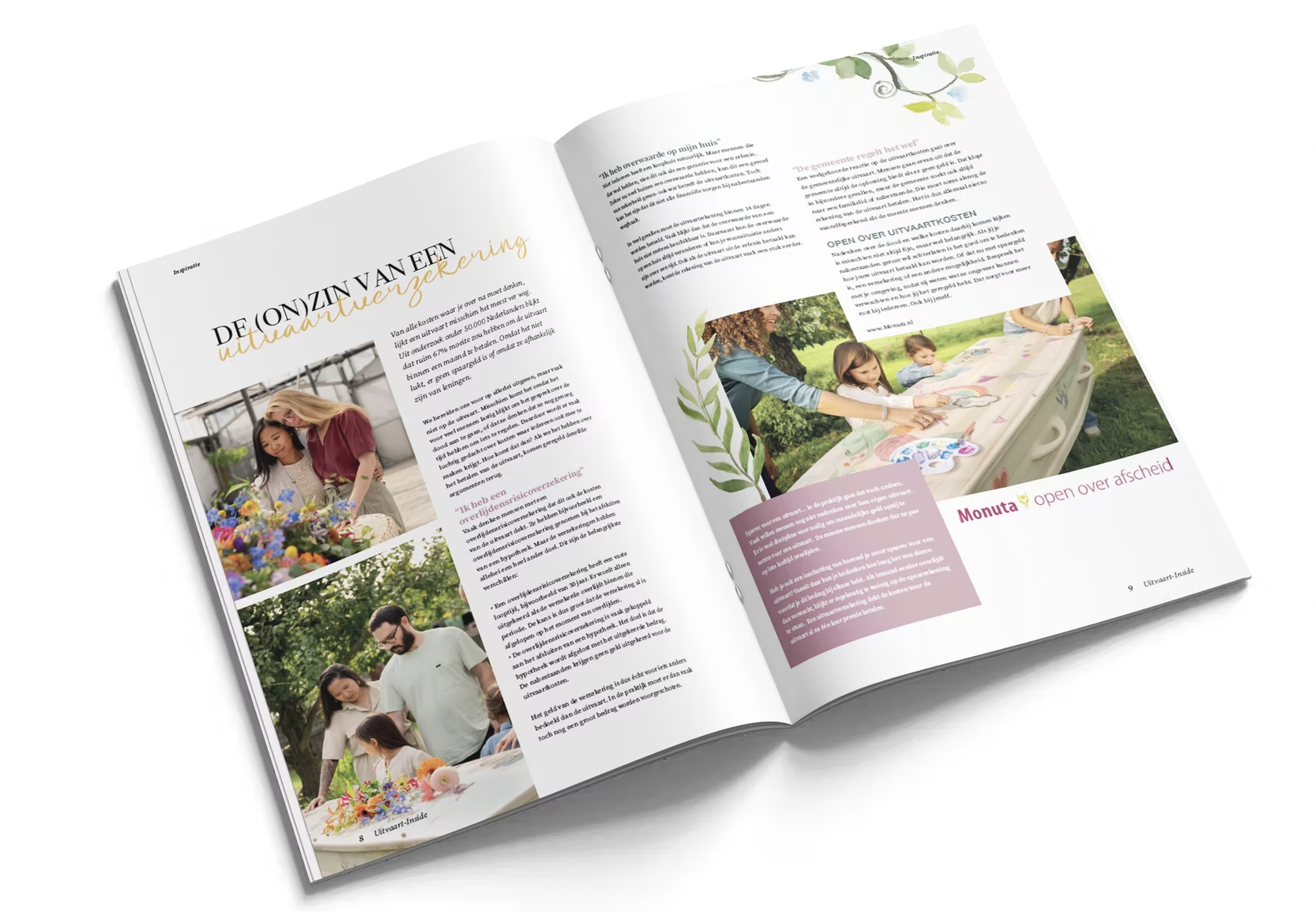 Een glossy magazine voor uitvaart en rouw, bestaat dat? Ja zeker, Uitvaart-Inside!