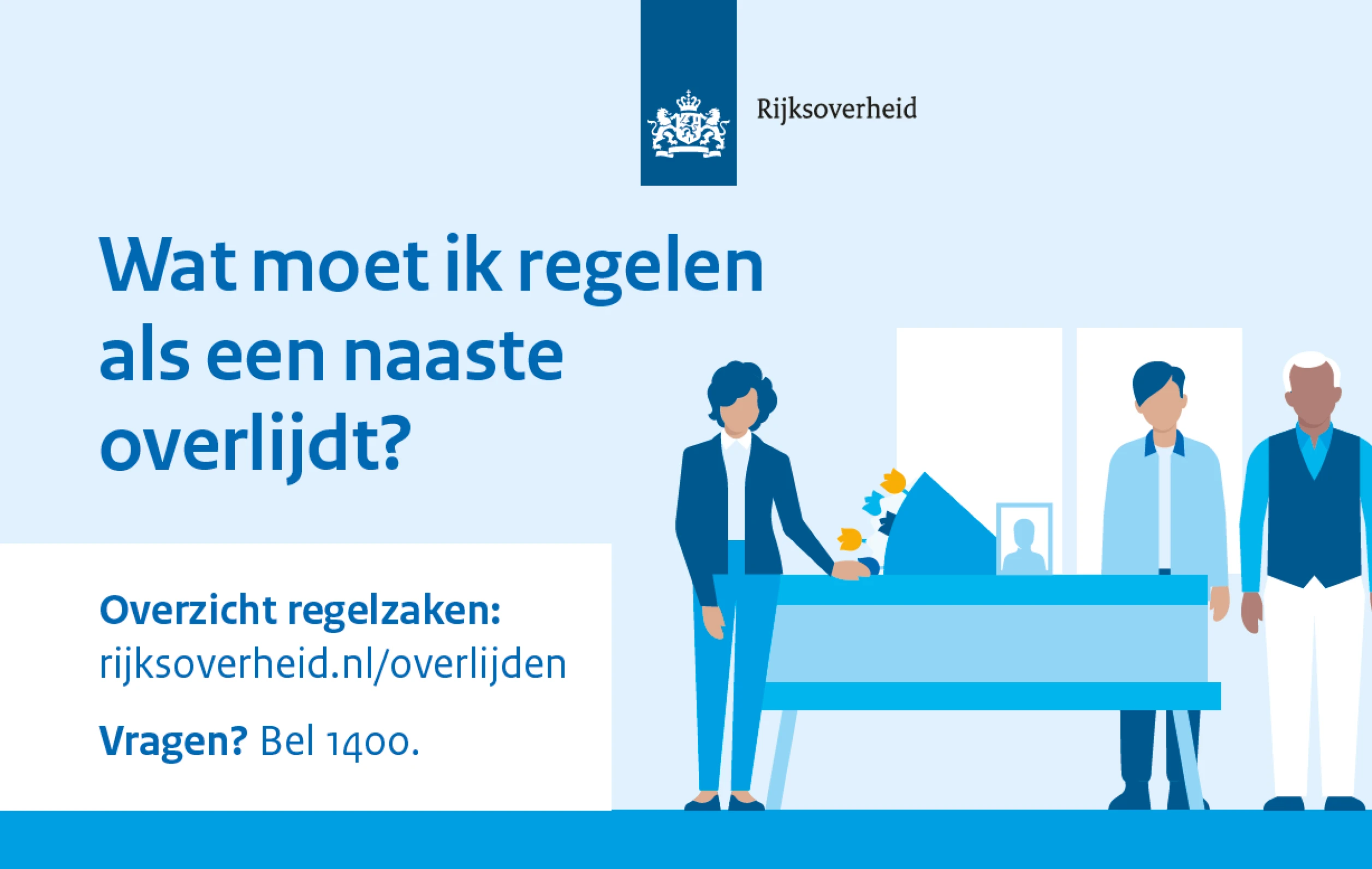 Overlijden: wat moet je regelen met de overheid? Eén overzicht dat nabestaanden houvast biedt