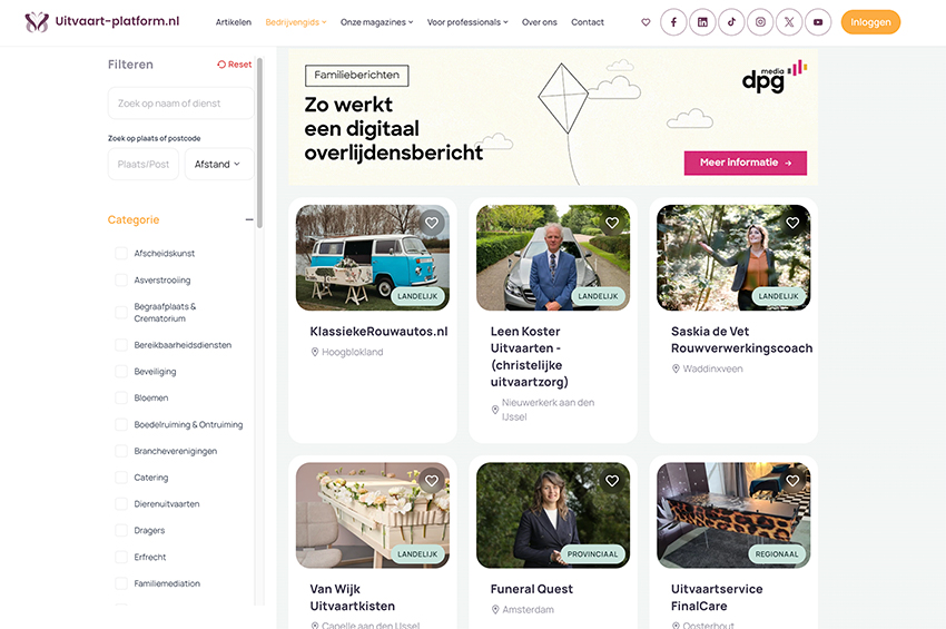 Bannerpositie voorbeeld 1