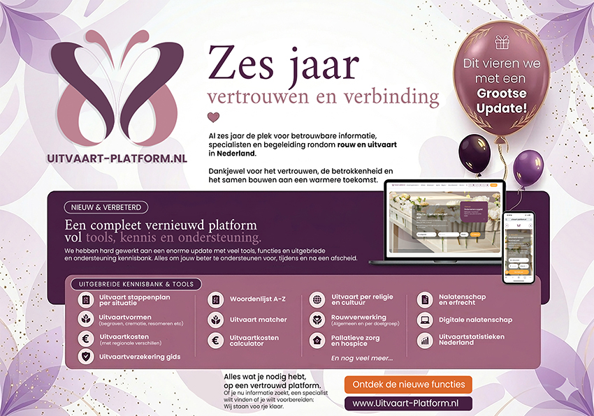 Uitvaart-Platform.nl bestaat 6 jaar: van missie naar beweging in de uitvaartbranche